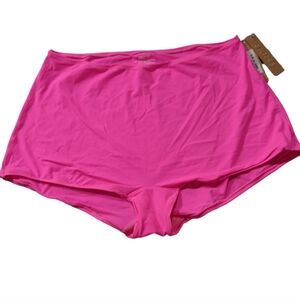 SKIMS Neon Pink Soft Feel Boy Shorts SZ 3